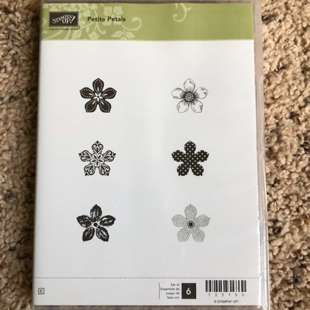 Flower Stamp Set and coordinating Punch from Stampin Up